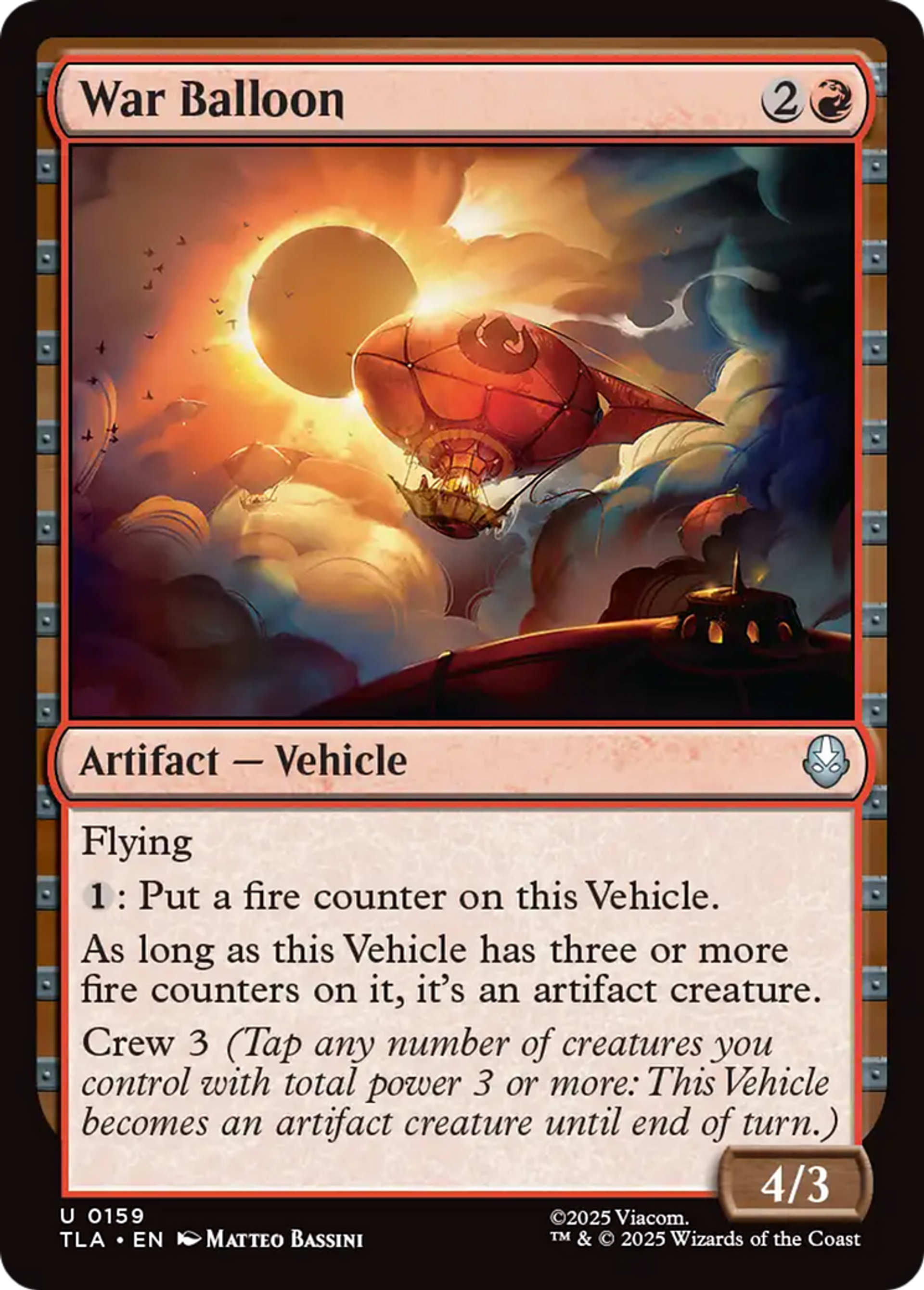 War Balloon — Avatar: The Last Airbender — Magic: The Gathering