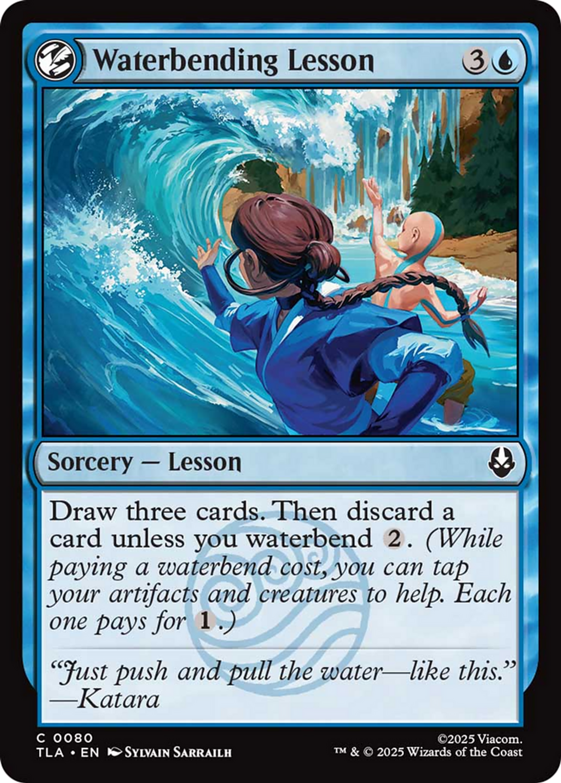 Waterbending Lesson — Avatar: The Last Airbender — Magic: The Gathering