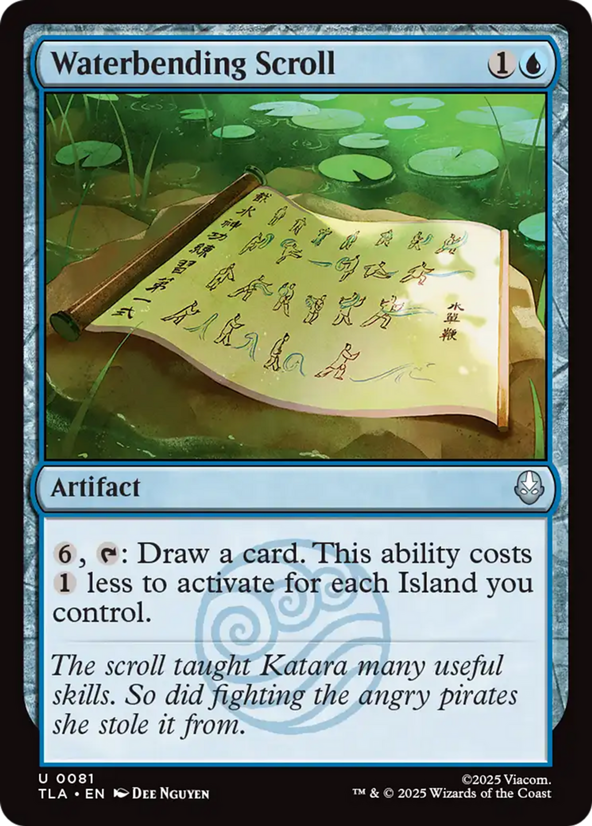 Waterbending Scroll — Avatar: The Last Airbender — Magic: The Gathering