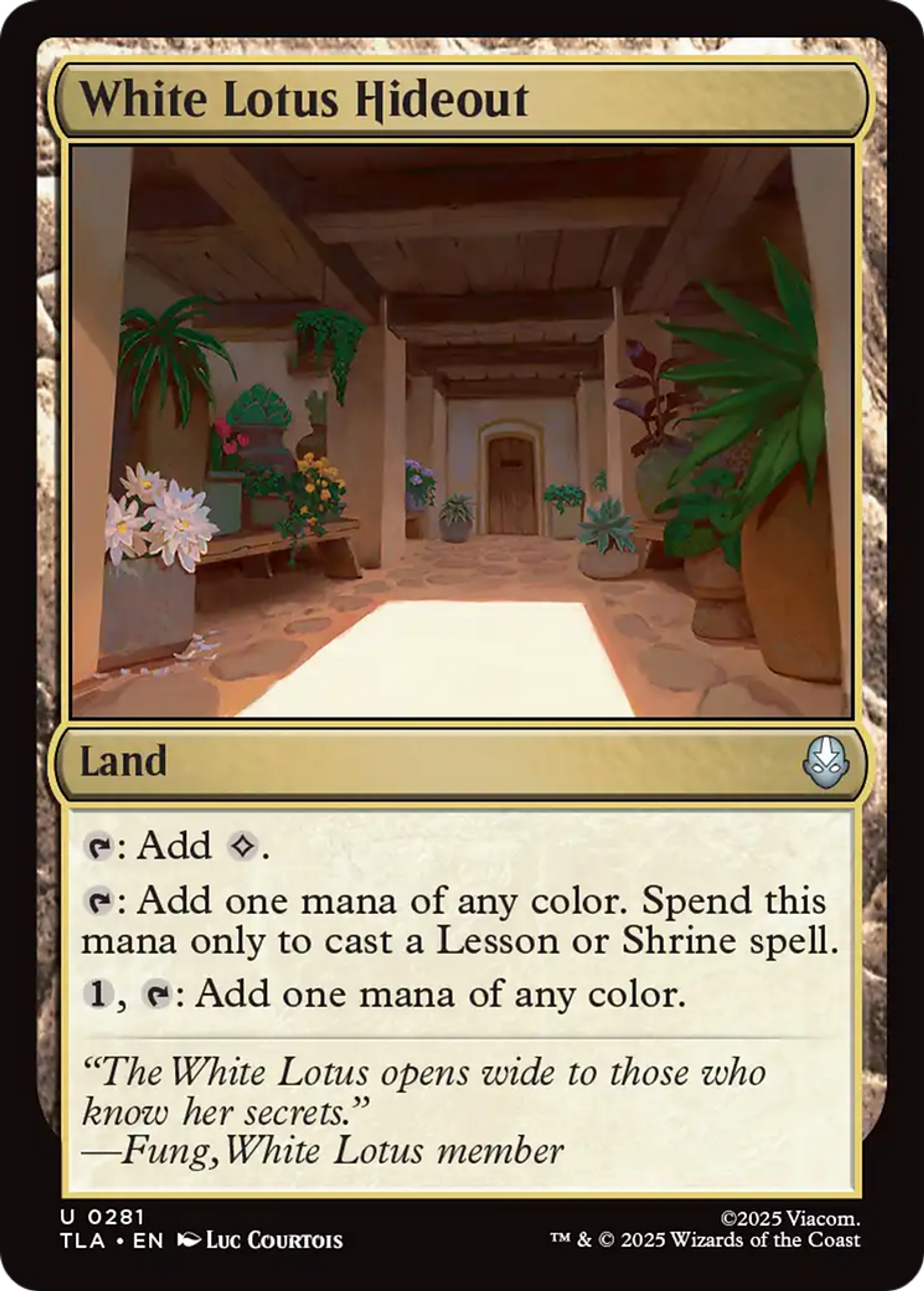 White Lotus Hideout — Avatar: The Last Airbender — Magic: The Gathering