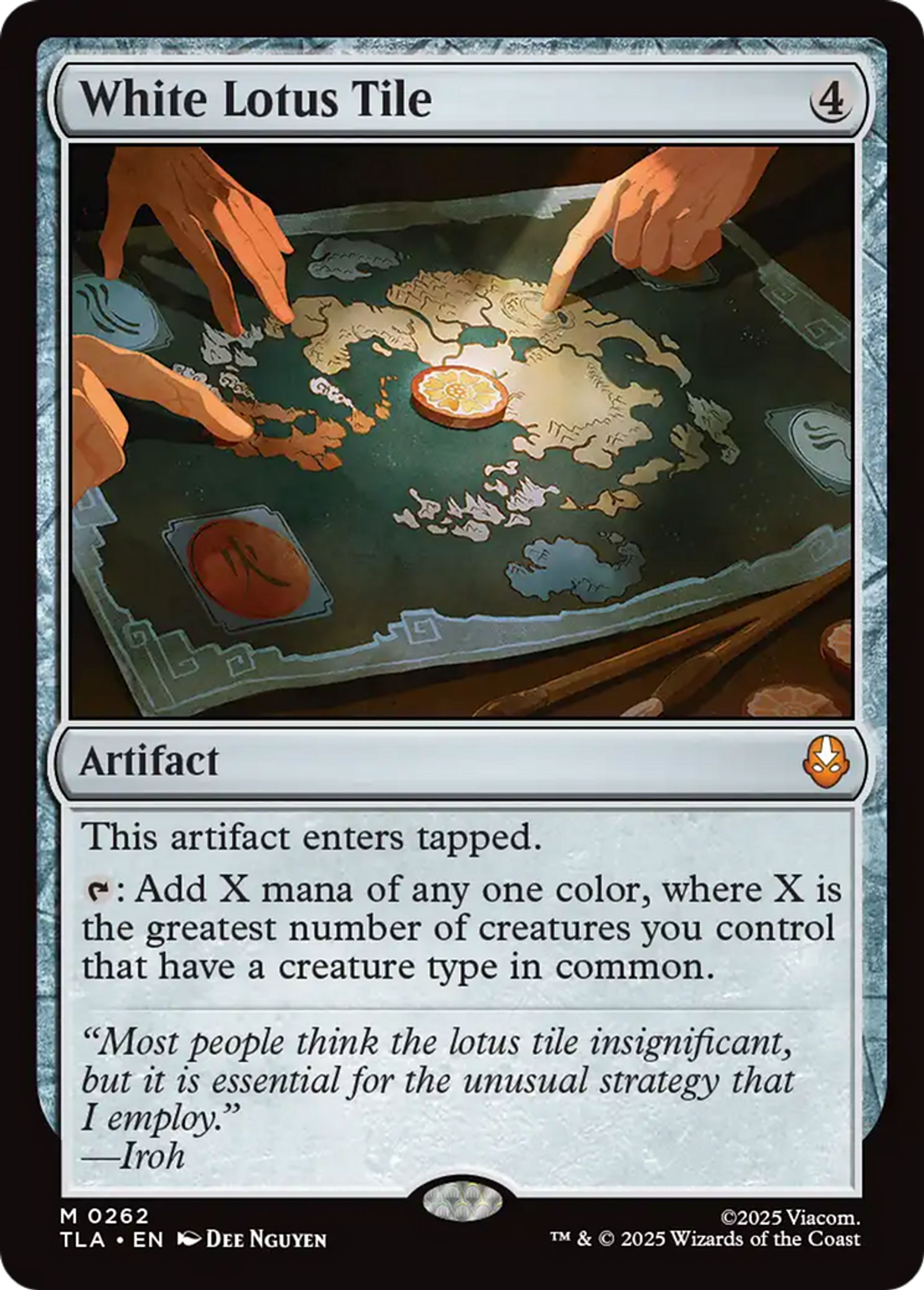 White Lotus Tile — Avatar: The Last Airbender — Magic: The Gathering