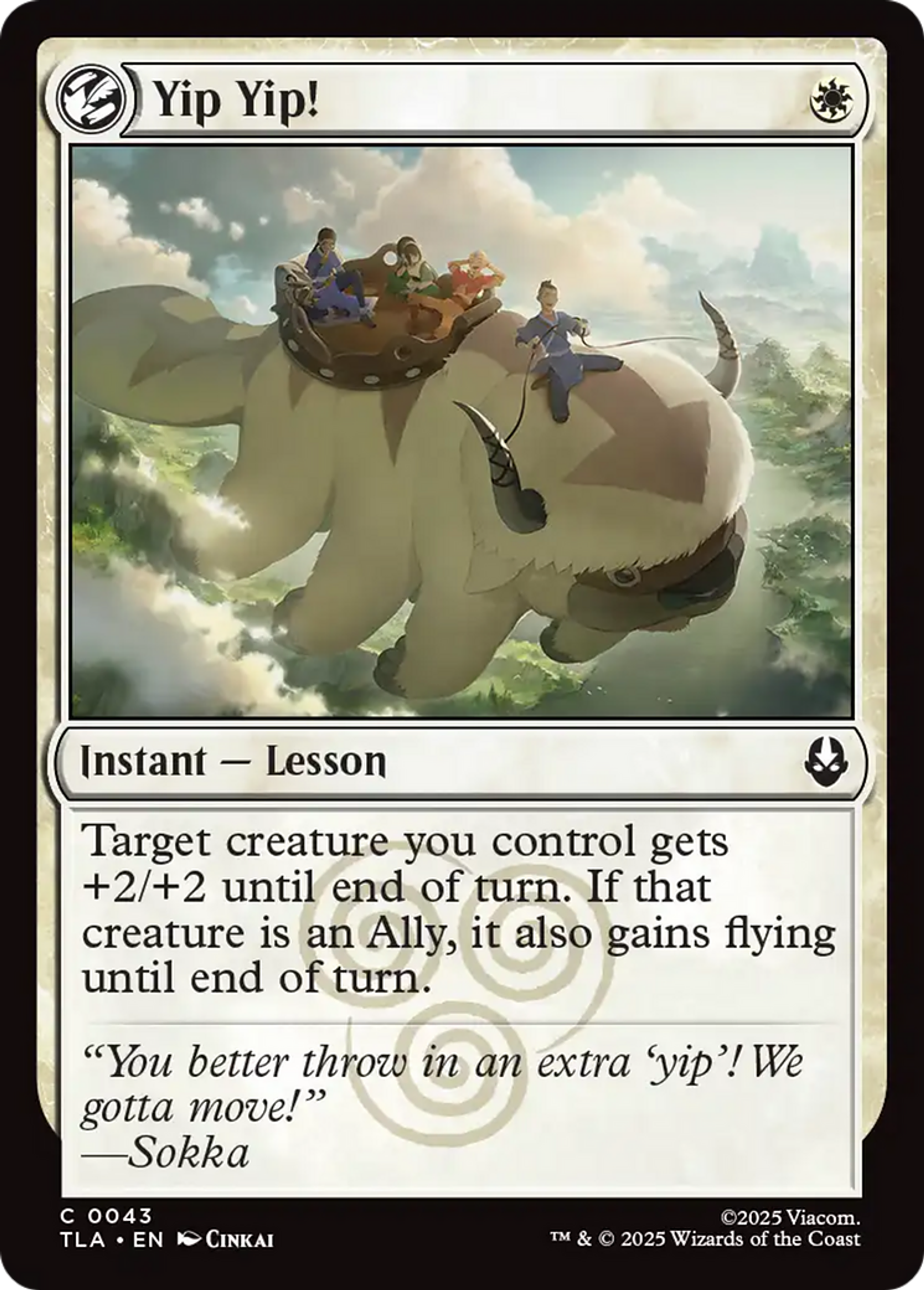Yip Yip! — Avatar: The Last Airbender — Magic: The Gathering