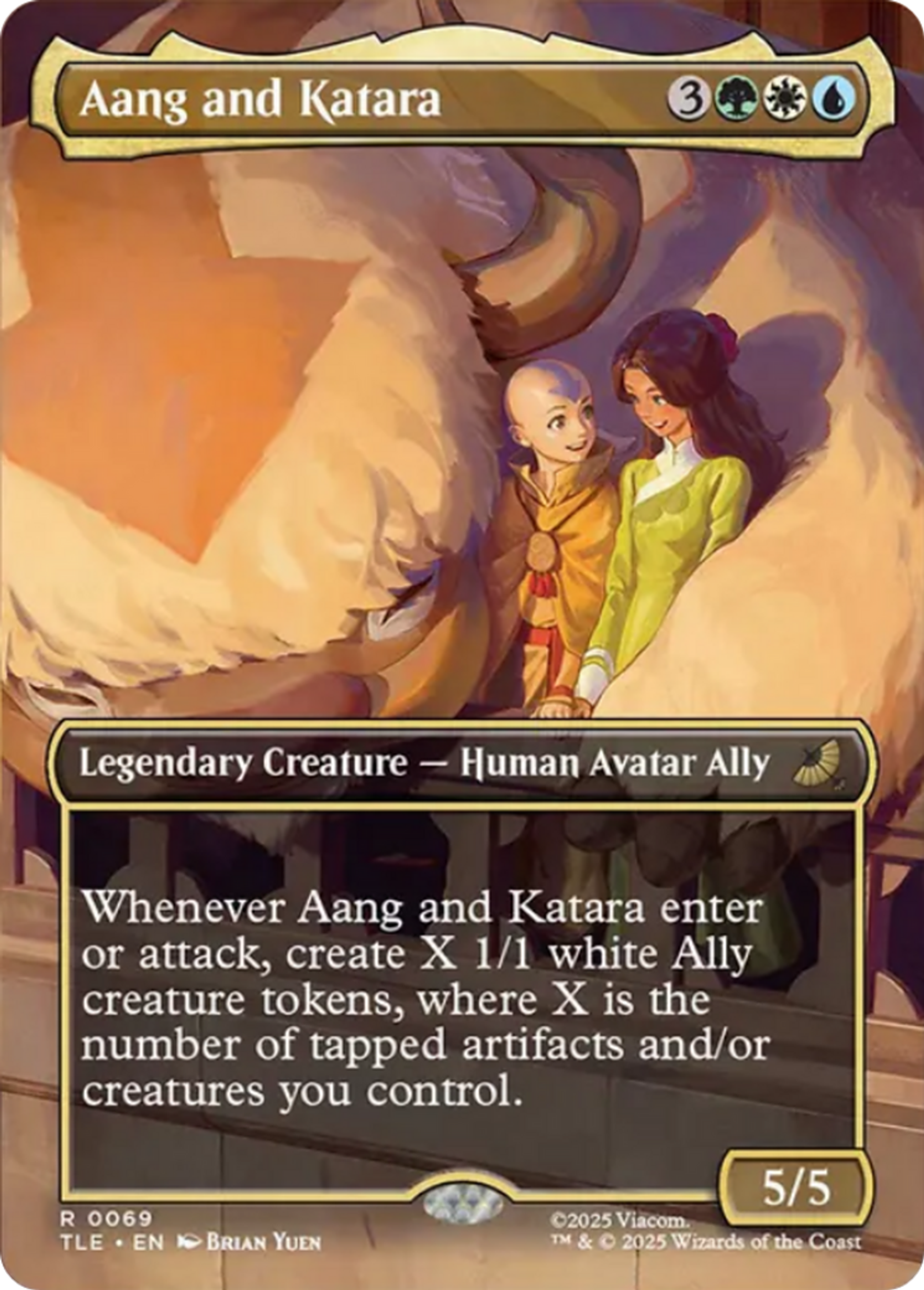 Aang and Katara — Avatar: The Last Airbender Eternal — Magic: The Gathering