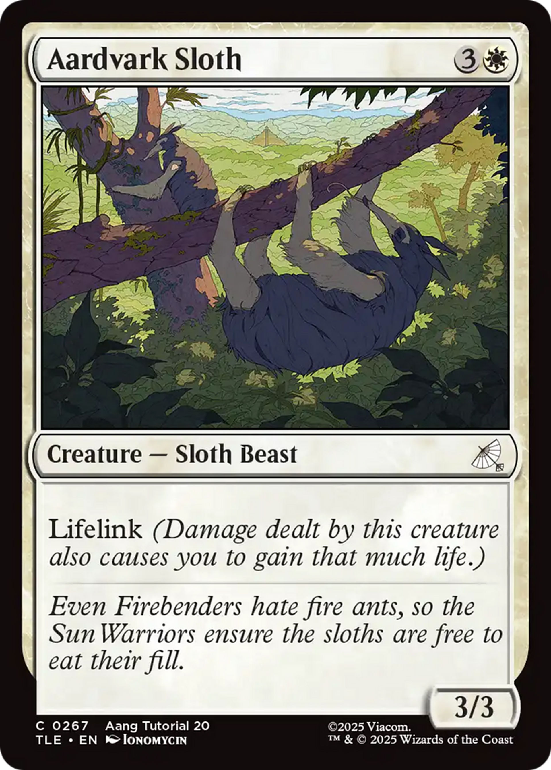 Oryctérope-paresseux — Avatar: The Last Airbender Eternal — Magic: The Gathering