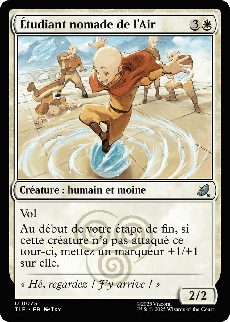 Étudiant nomade de l'Air — Avatar: The Last Airbender Eternal — Magic: The Gathering