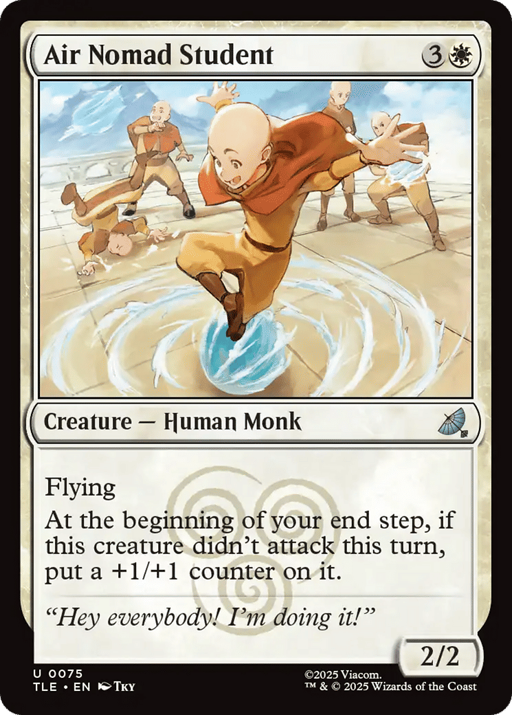 Air Nomad Student — Avatar: The Last Airbender Eternal — Magic: The Gathering