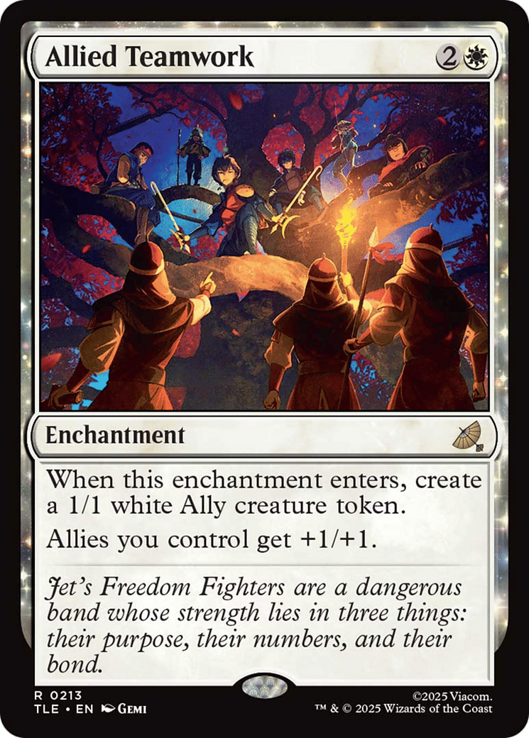 Allied Teamwork — Avatar: The Last Airbender Eternal — Magic: The Gathering