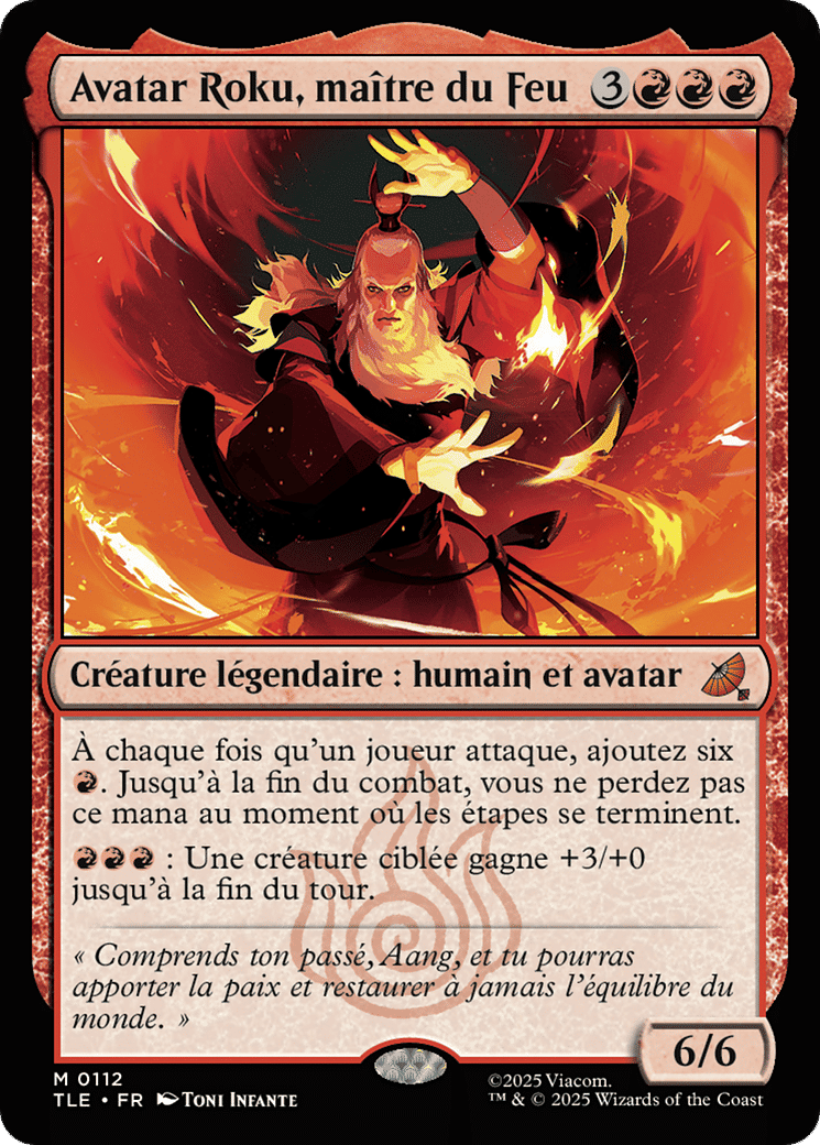 Avatar Roku, maître du Feu — Avatar: The Last Airbender Eternal — Magic: The Gathering