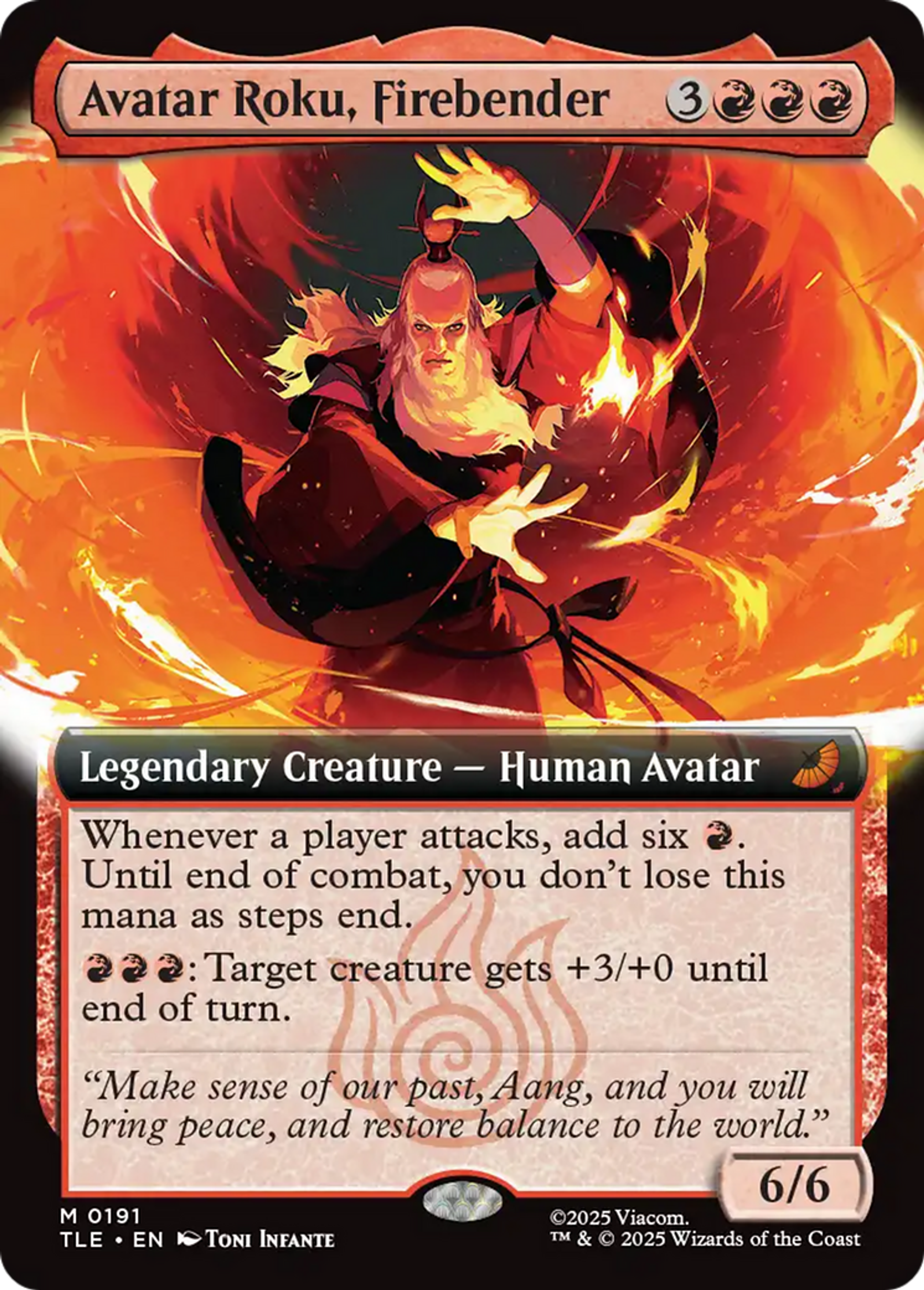 Avatar Roku, Firebender — Avatar: The Last Airbender Eternal — Magic: The Gathering