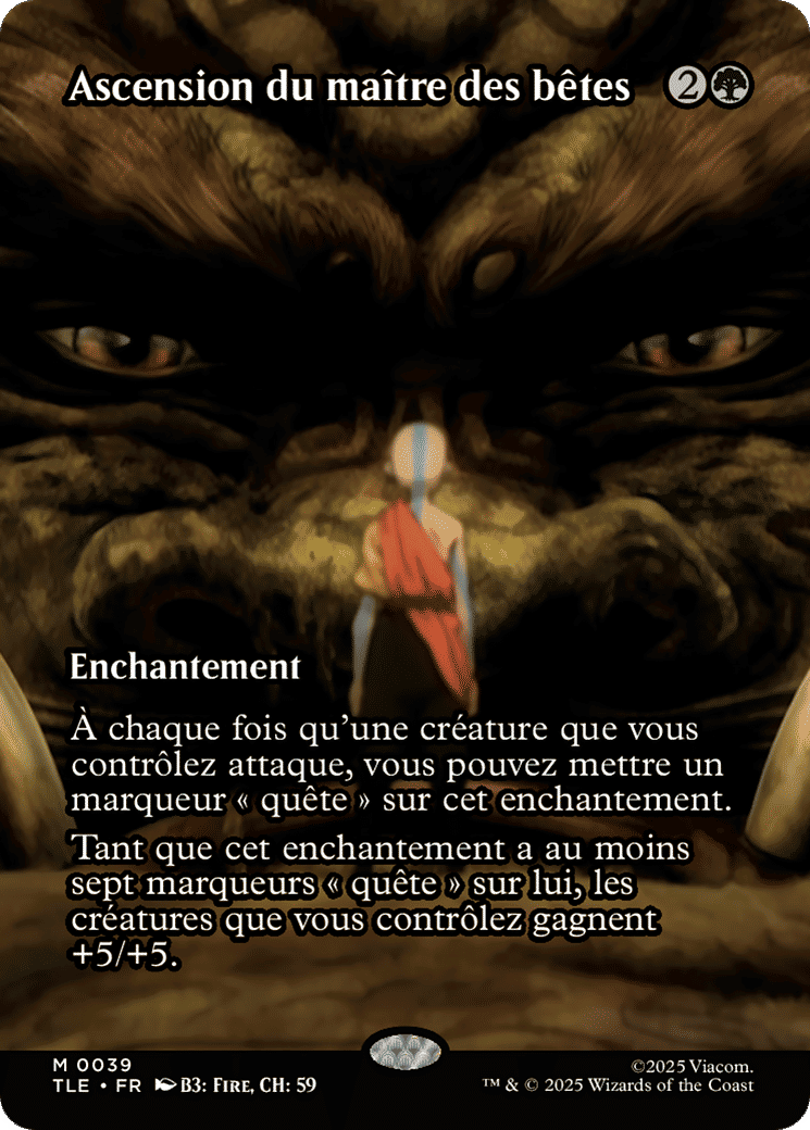 Ascension du maître des bêtes — Avatar: The Last Airbender Eternal — Magic: The Gathering