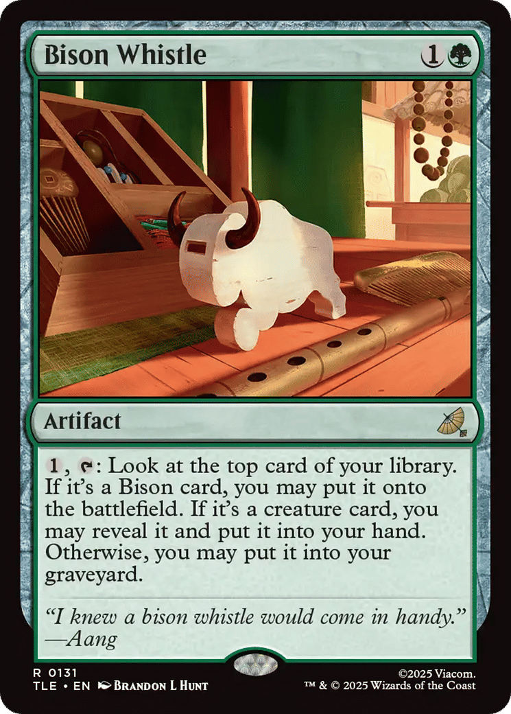 Bison Whistle — Avatar: The Last Airbender Eternal — Magic: The Gathering