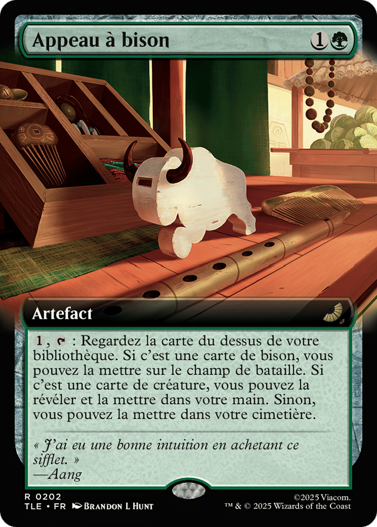 Appeau à bison — Avatar: The Last Airbender Eternal — Magic: The Gathering