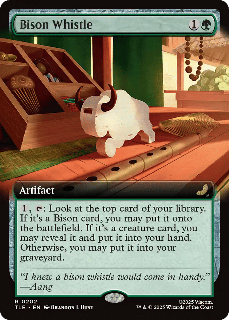 Bison Whistle from Avatar: The Last Airbender Eternal - Magic: The Gathering