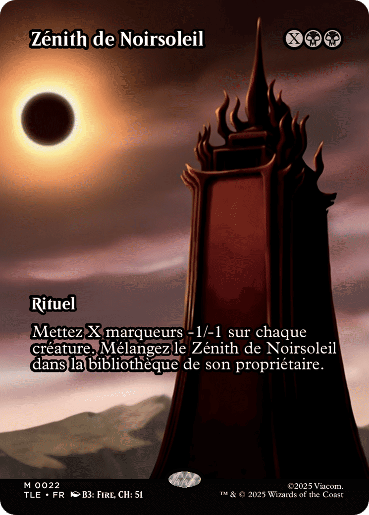 Zénith de Noirsoleil — Avatar: The Last Airbender Eternal — Magic: The Gathering