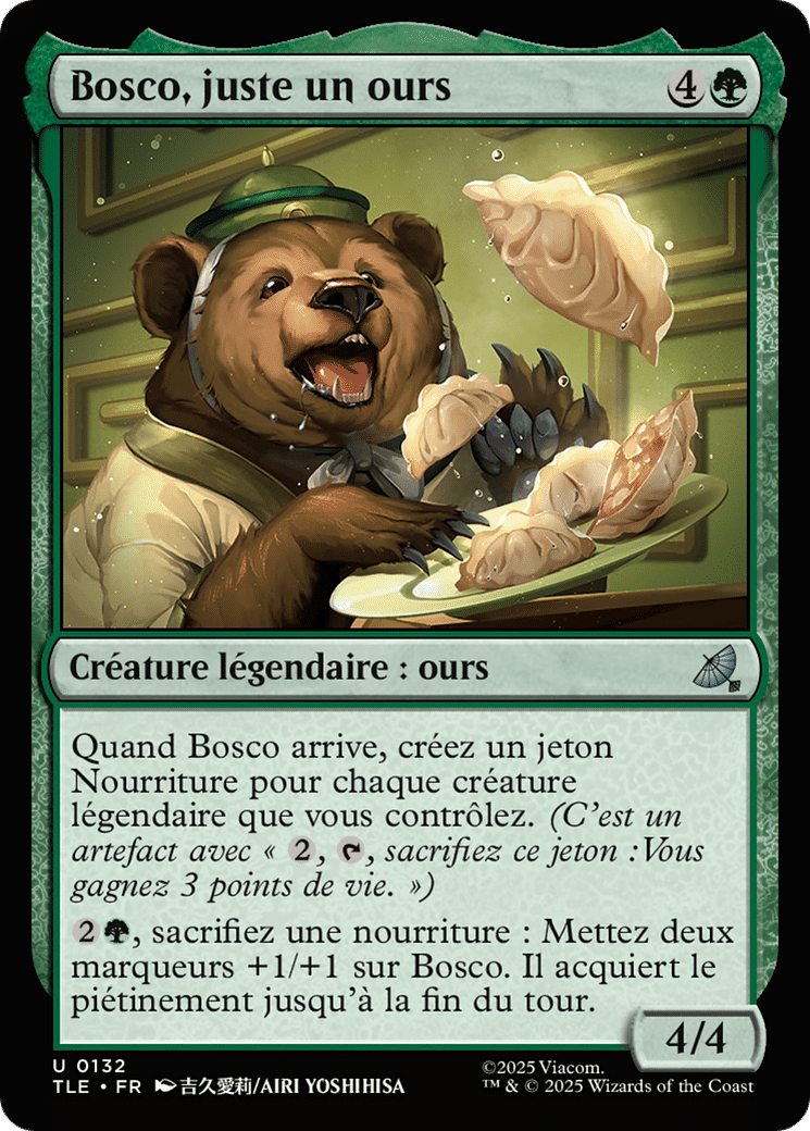 Bosco, juste un ours — Avatar: The Last Airbender Eternal — Magic: The Gathering