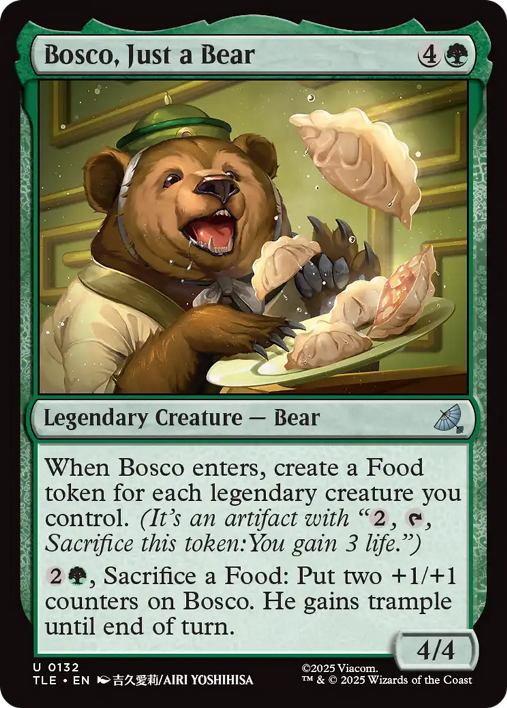 Bosco, juste un ours — Avatar: The Last Airbender Eternal — Magic: The Gathering