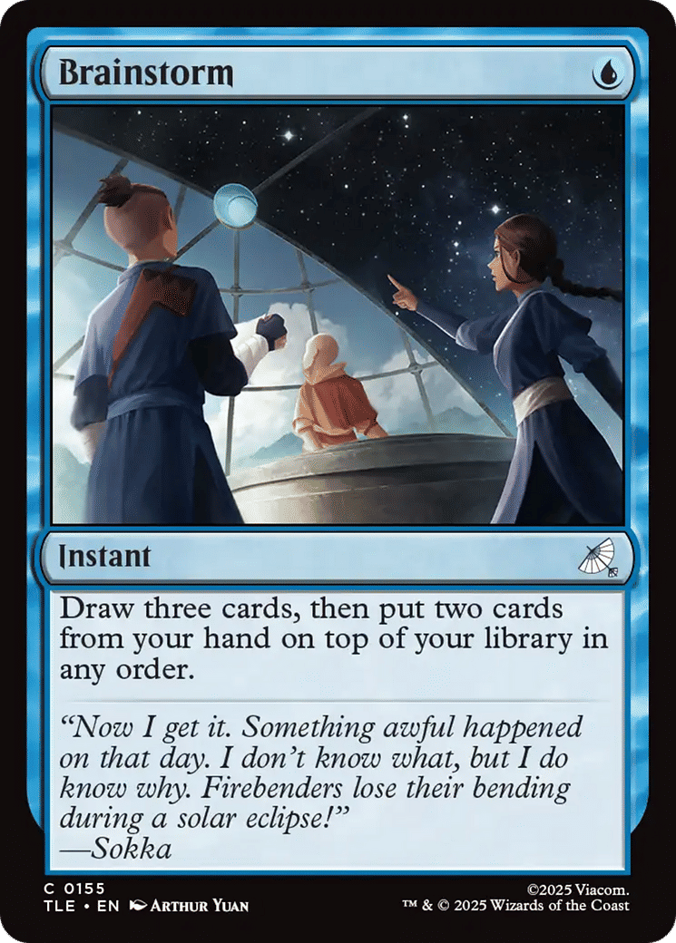Brainstorm — Avatar: The Last Airbender Eternal — Magic: The Gathering