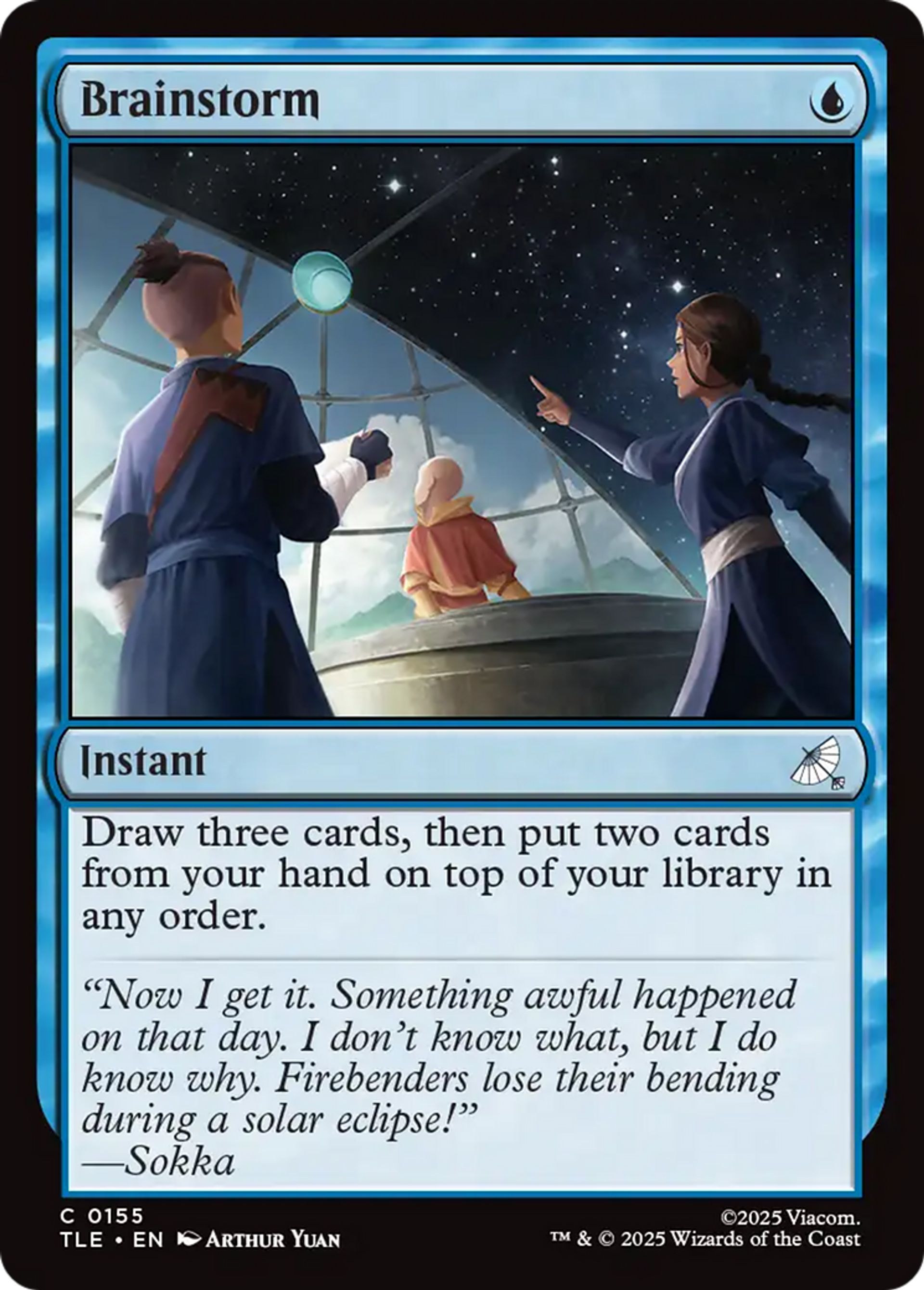 Brainstorm — Avatar: The Last Airbender Eternal — Magic: The Gathering