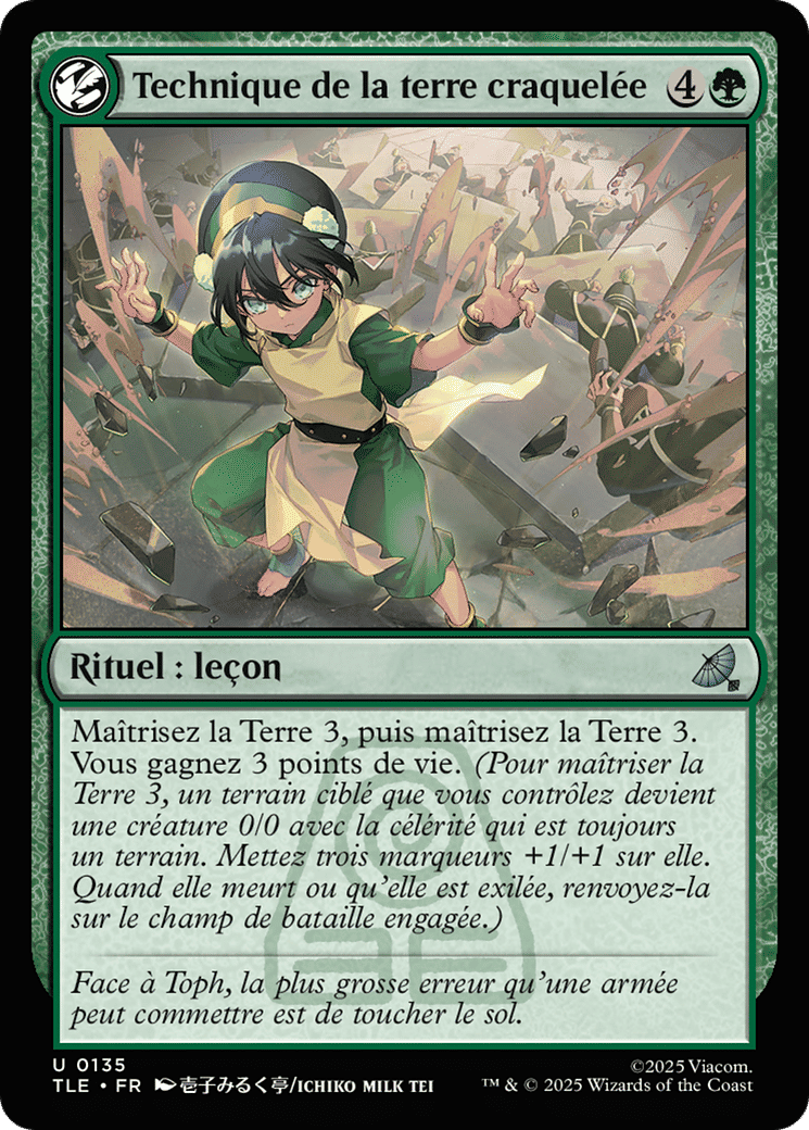 Technique de la terre craquelée — Avatar: The Last Airbender Eternal — Magic: The Gathering