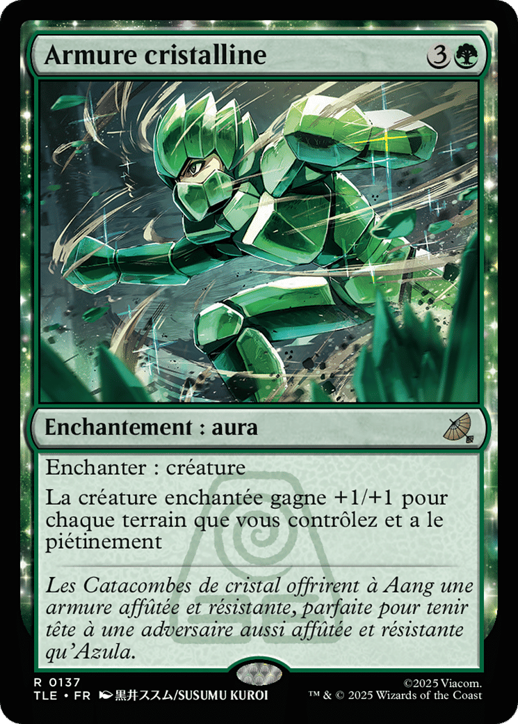 Armure cristalline — Avatar: The Last Airbender Eternal — Magic: The Gathering