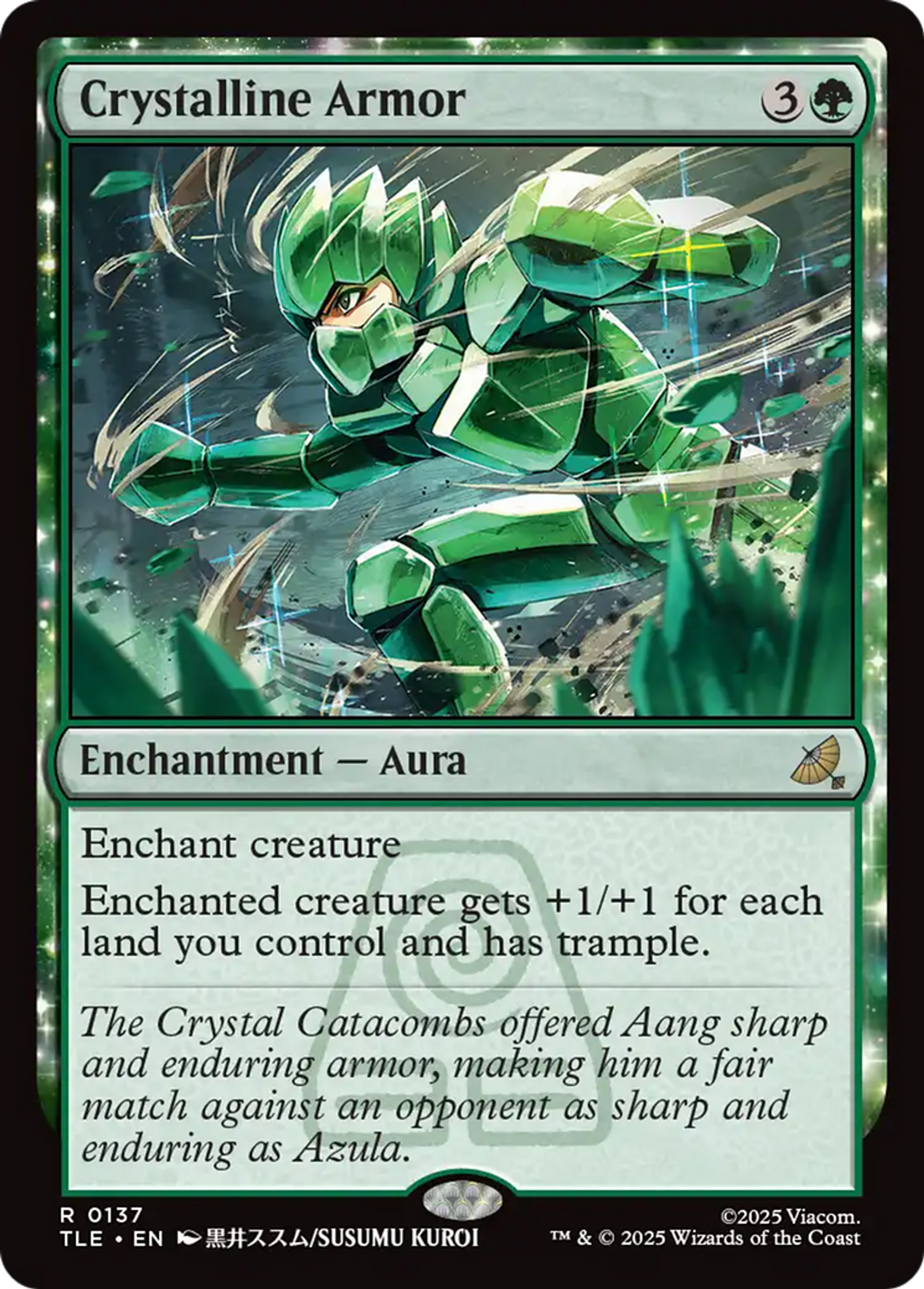 Armure cristalline — Avatar: The Last Airbender Eternal — Magic: The Gathering