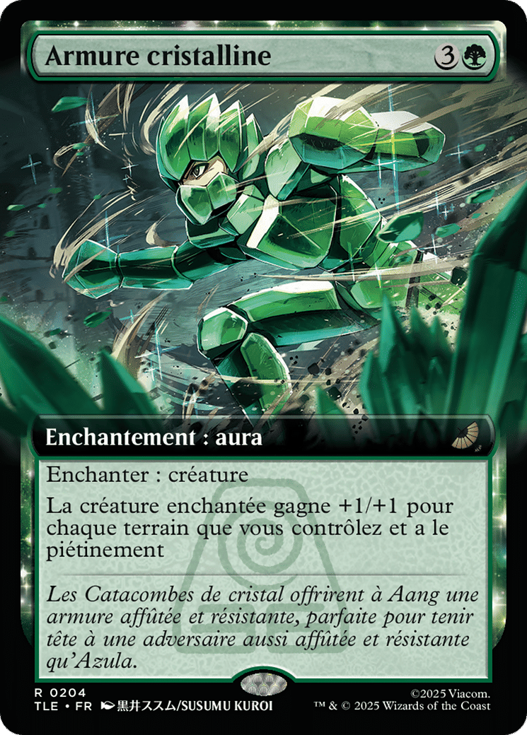 Armure cristalline — Avatar: The Last Airbender Eternal — Magic: The Gathering