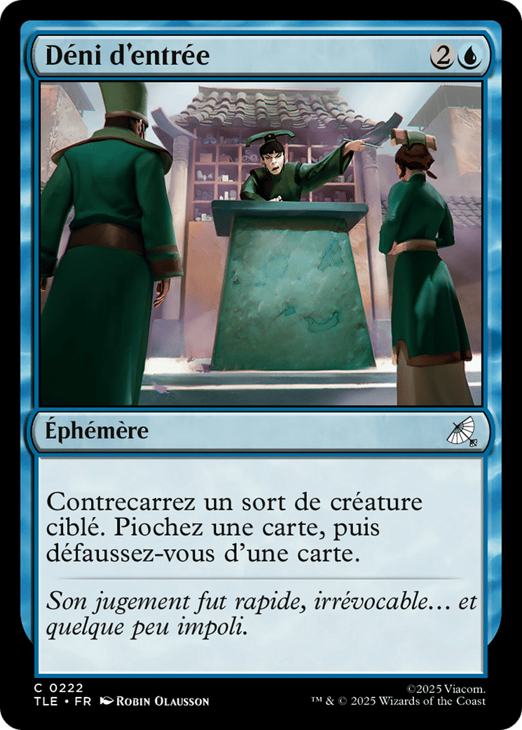 Déni d'entrée — Avatar: The Last Airbender Eternal — Magic: The Gathering