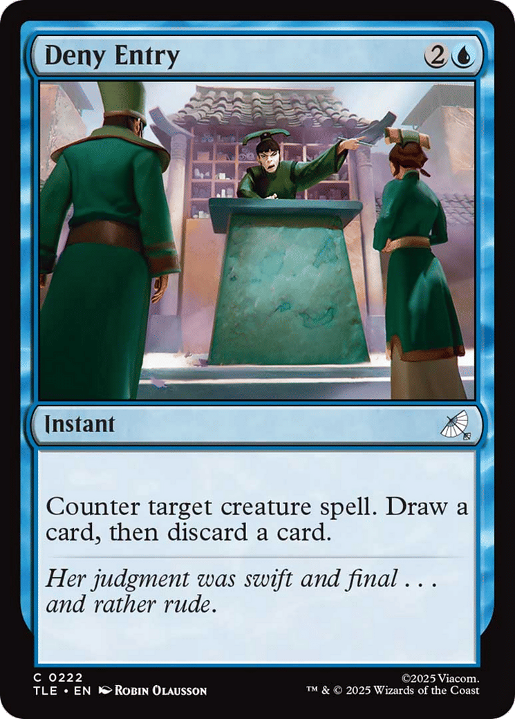 Deny Entry — Avatar: The Last Airbender Eternal — Magic: The Gathering