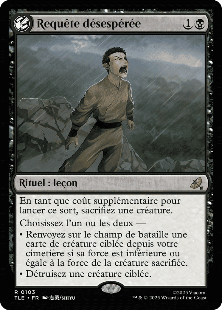Requête désespérée — Avatar: The Last Airbender Eternal — Magic: The Gathering