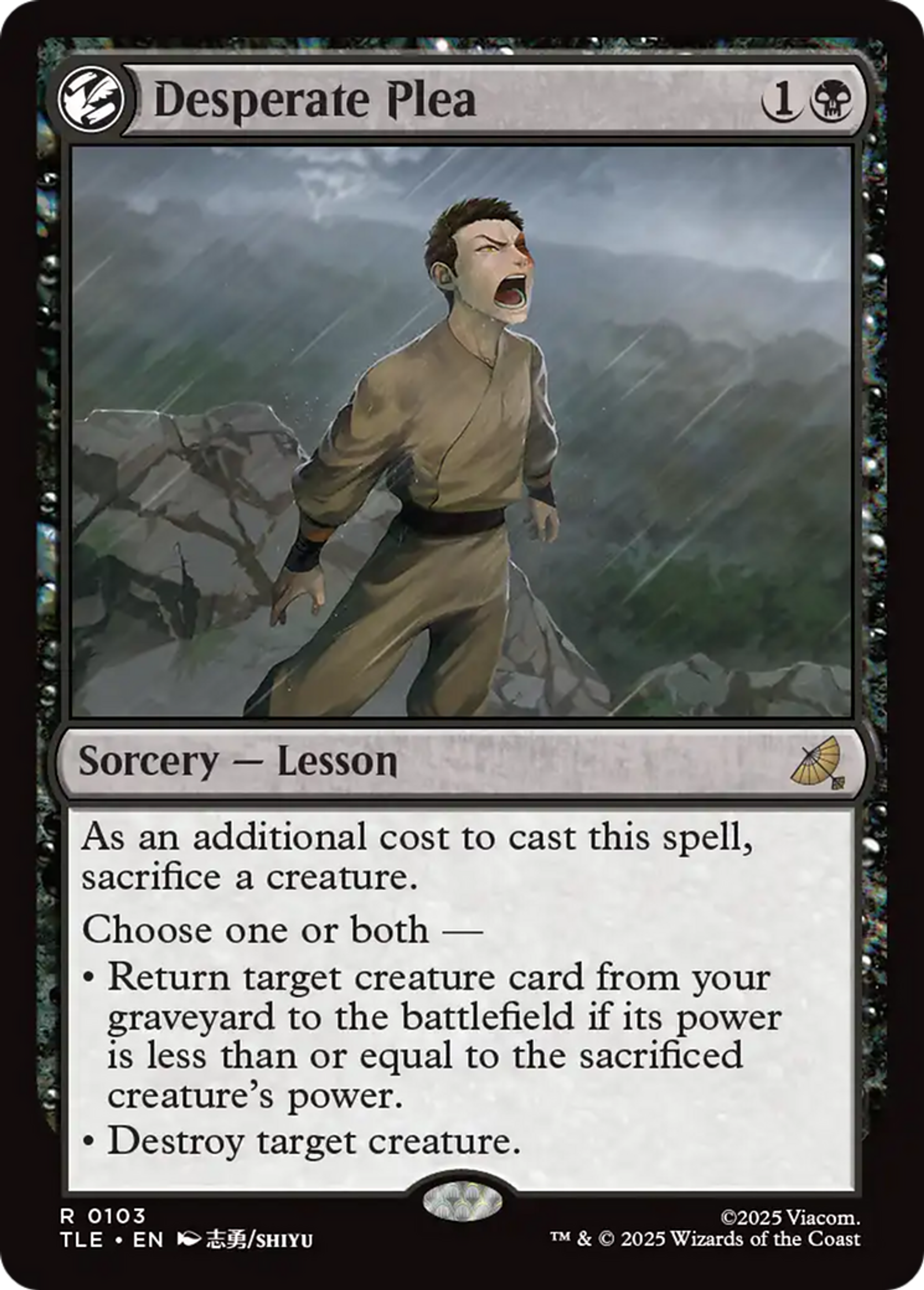 Desperate Plea — Avatar: The Last Airbender Eternal — Magic: The Gathering