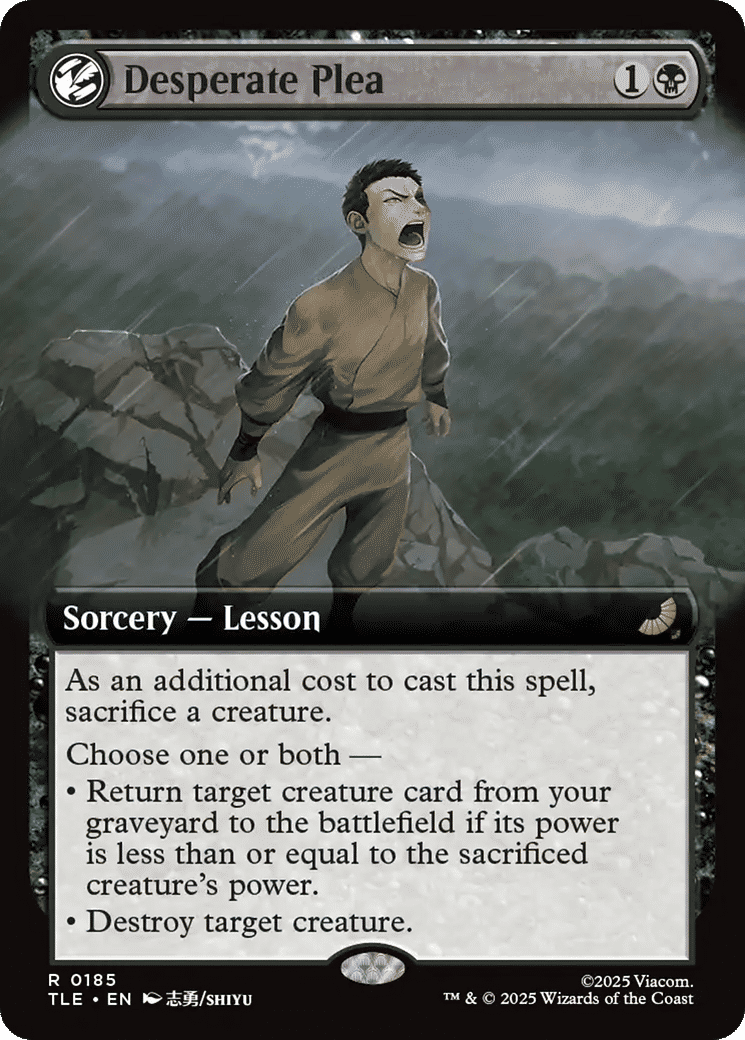 Desperate Plea — Avatar: The Last Airbender Eternal — Magic: The Gathering