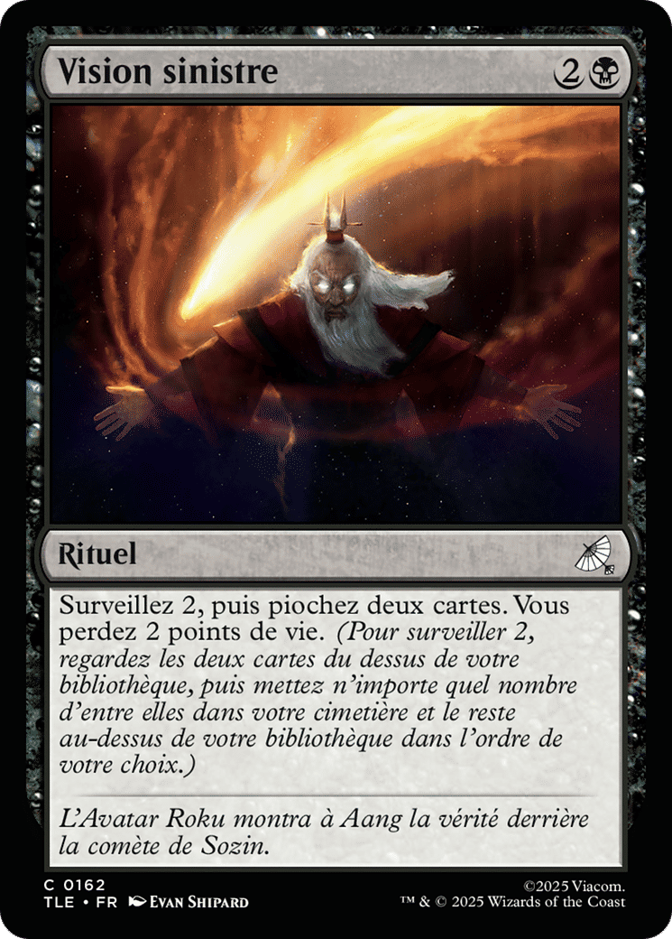 Vision sinistre — Avatar: The Last Airbender Eternal — Magic: The Gathering