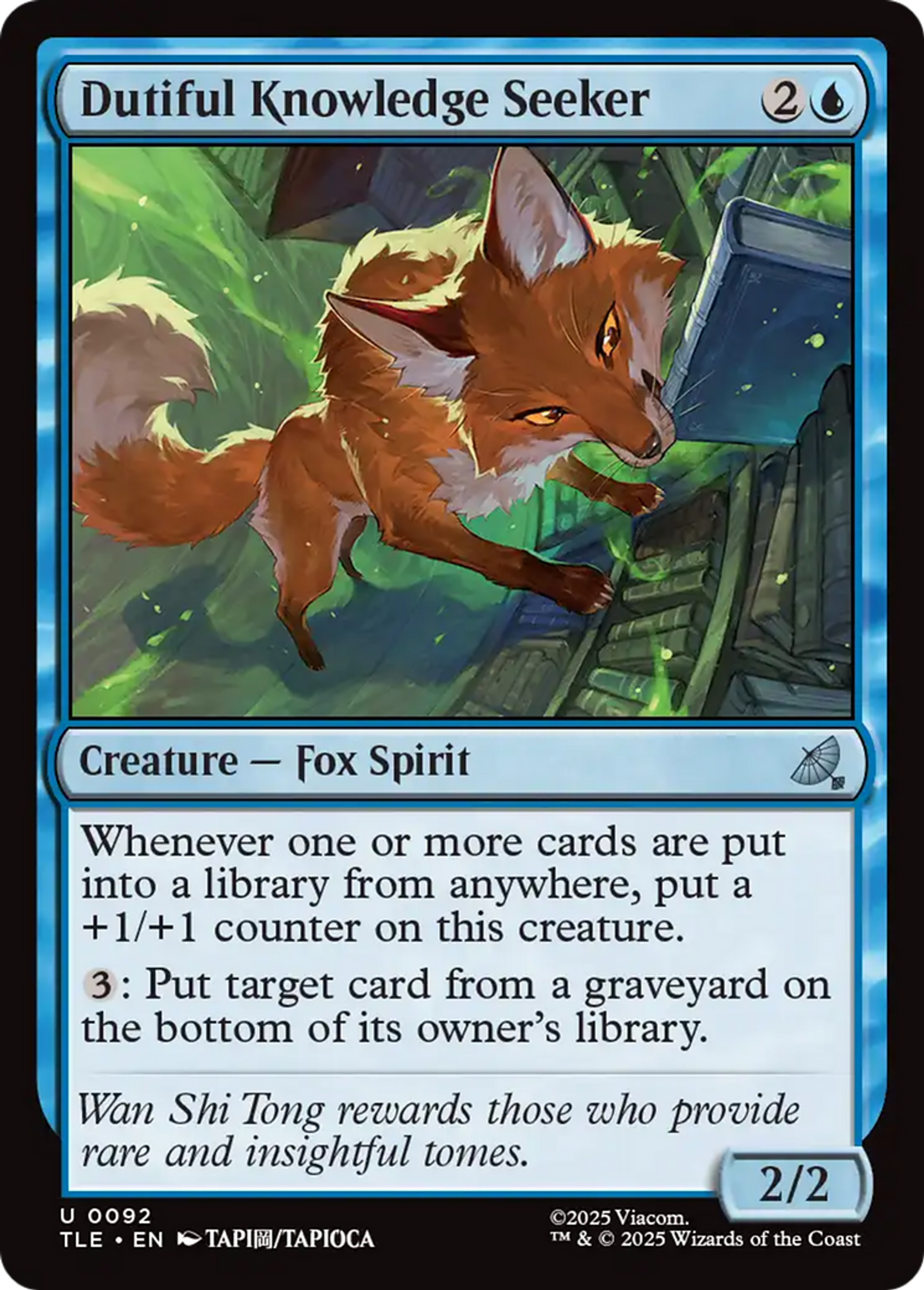 Dutiful Knowledge Seeker — Avatar: The Last Airbender Eternal — Magic: The Gathering