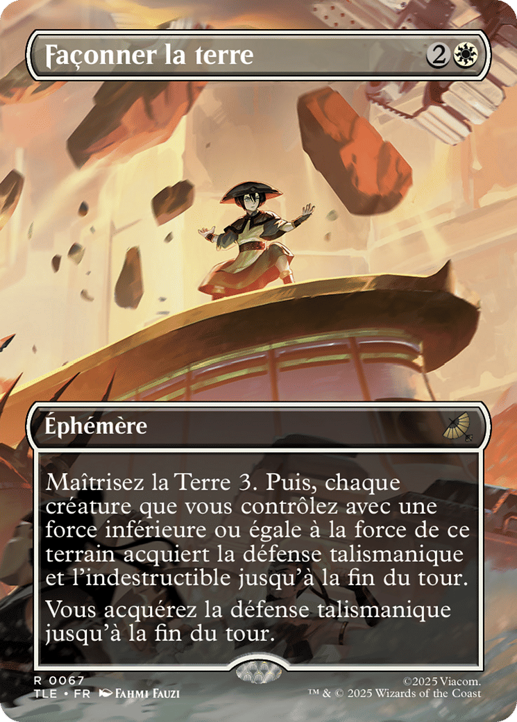 Façonner la terre — Avatar: The Last Airbender Eternal — Magic: The Gathering