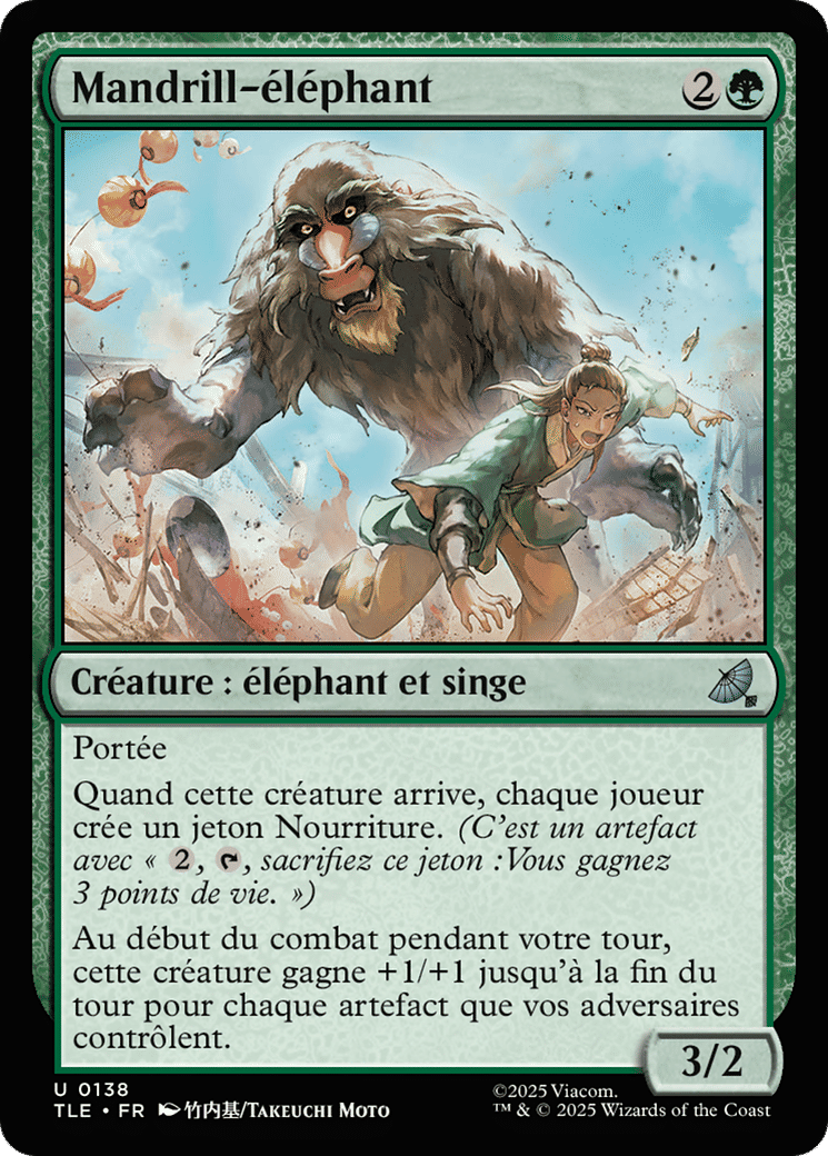 Mandrill-éléphant — Avatar: The Last Airbender Eternal — Magic: The Gathering