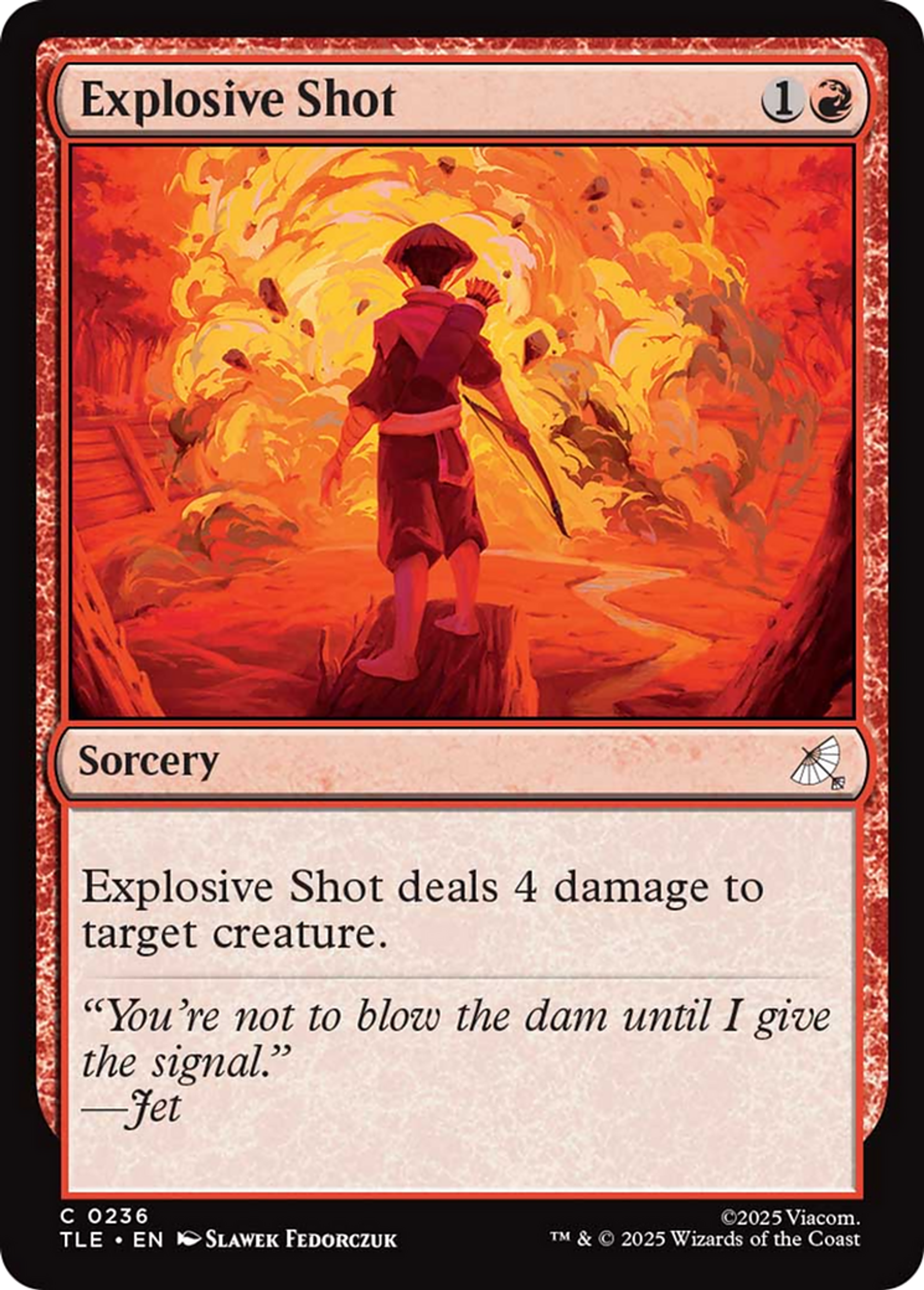 Explosive Shot — Avatar: The Last Airbender Eternal — Magic: The Gathering