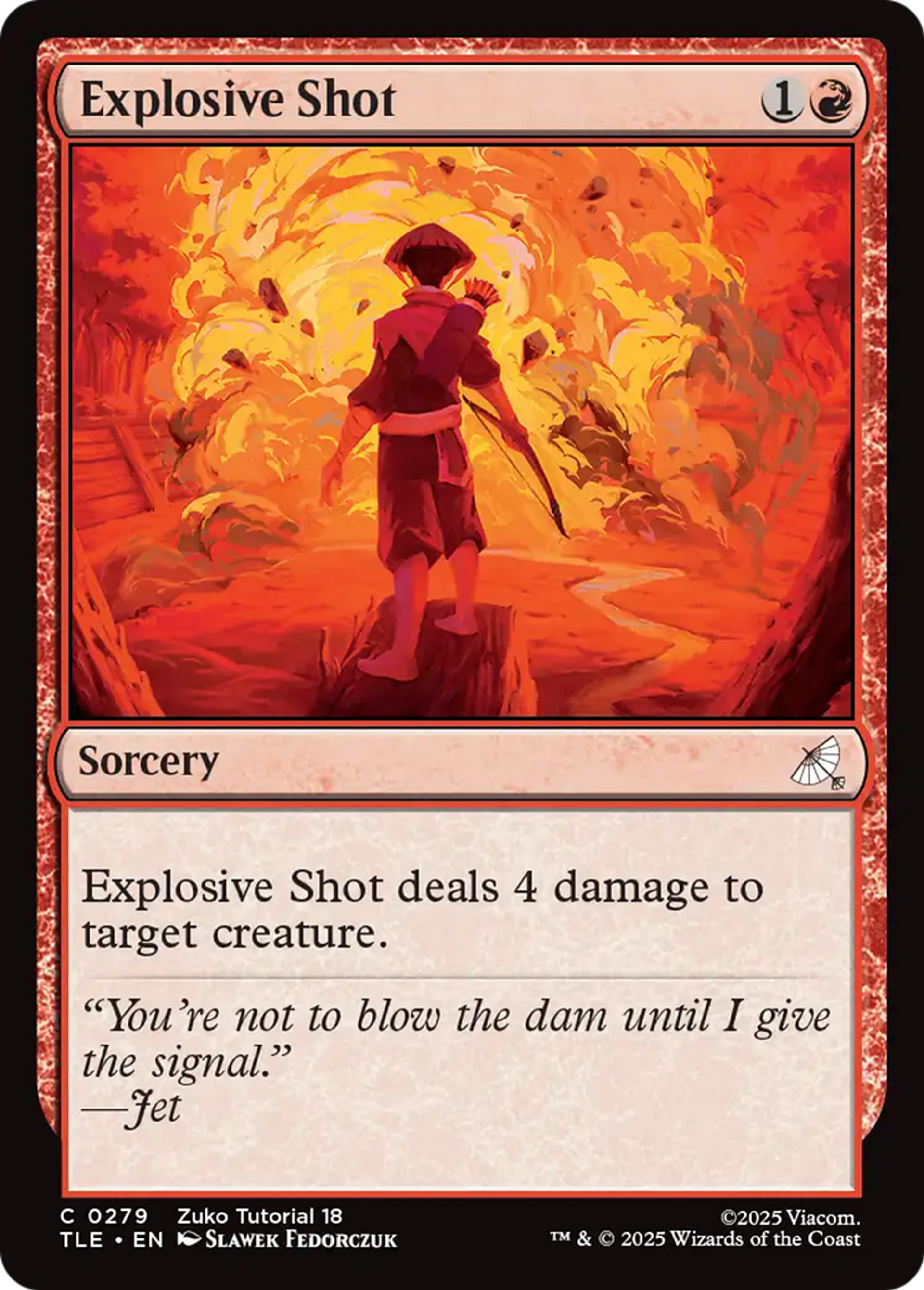 Explosive Shot — Avatar: The Last Airbender Eternal — Magic: The Gathering