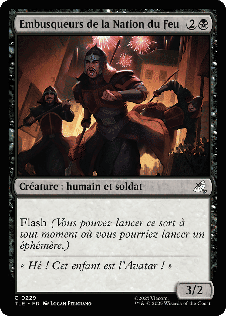 Embusqueurs de la Nation du Feu — Avatar: The Last Airbender Eternal — Magic: The Gathering