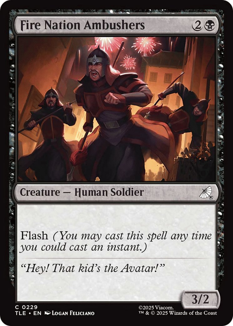 Fire Nation Ambushers — Avatar: The Last Airbender Eternal — Magic: The Gathering