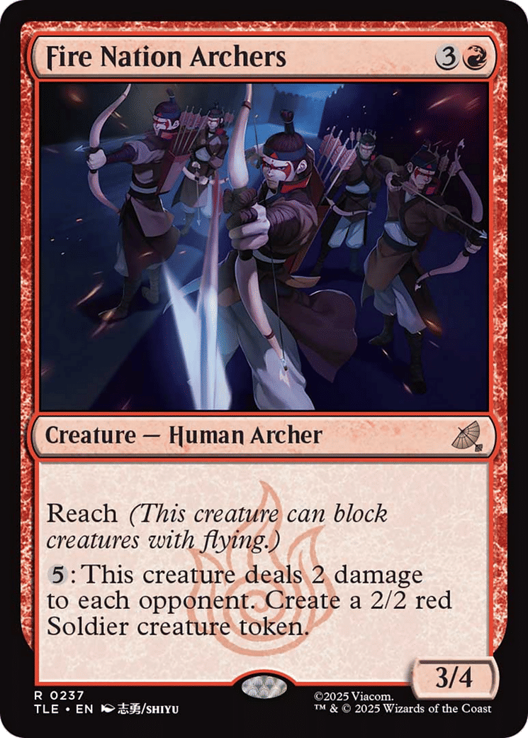 Fire Nation Archers — Avatar: The Last Airbender Eternal — Magic: The Gathering
