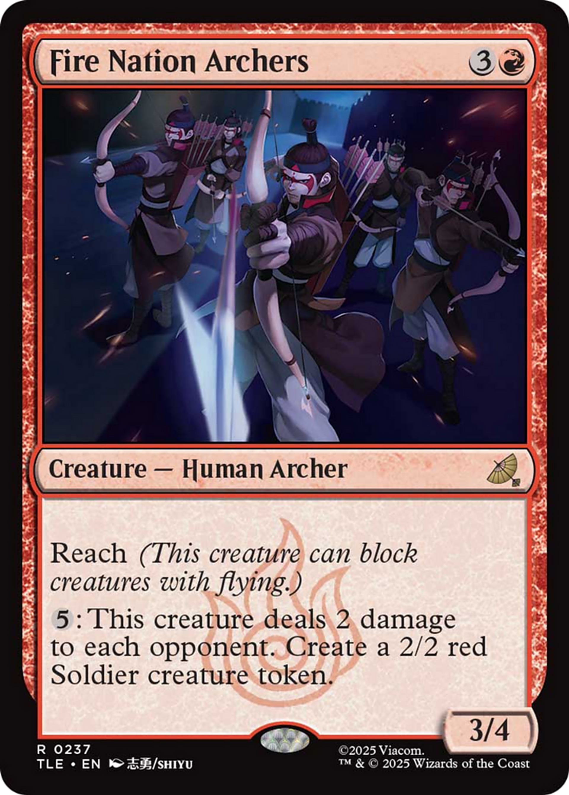 Fire Nation Archers — Avatar: The Last Airbender Eternal — Magic: The Gathering