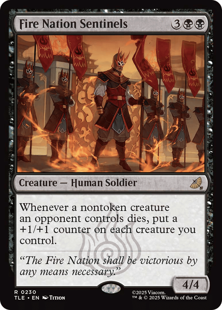 Fire Nation Sentinels — Avatar: The Last Airbender Eternal — Magic: The Gathering