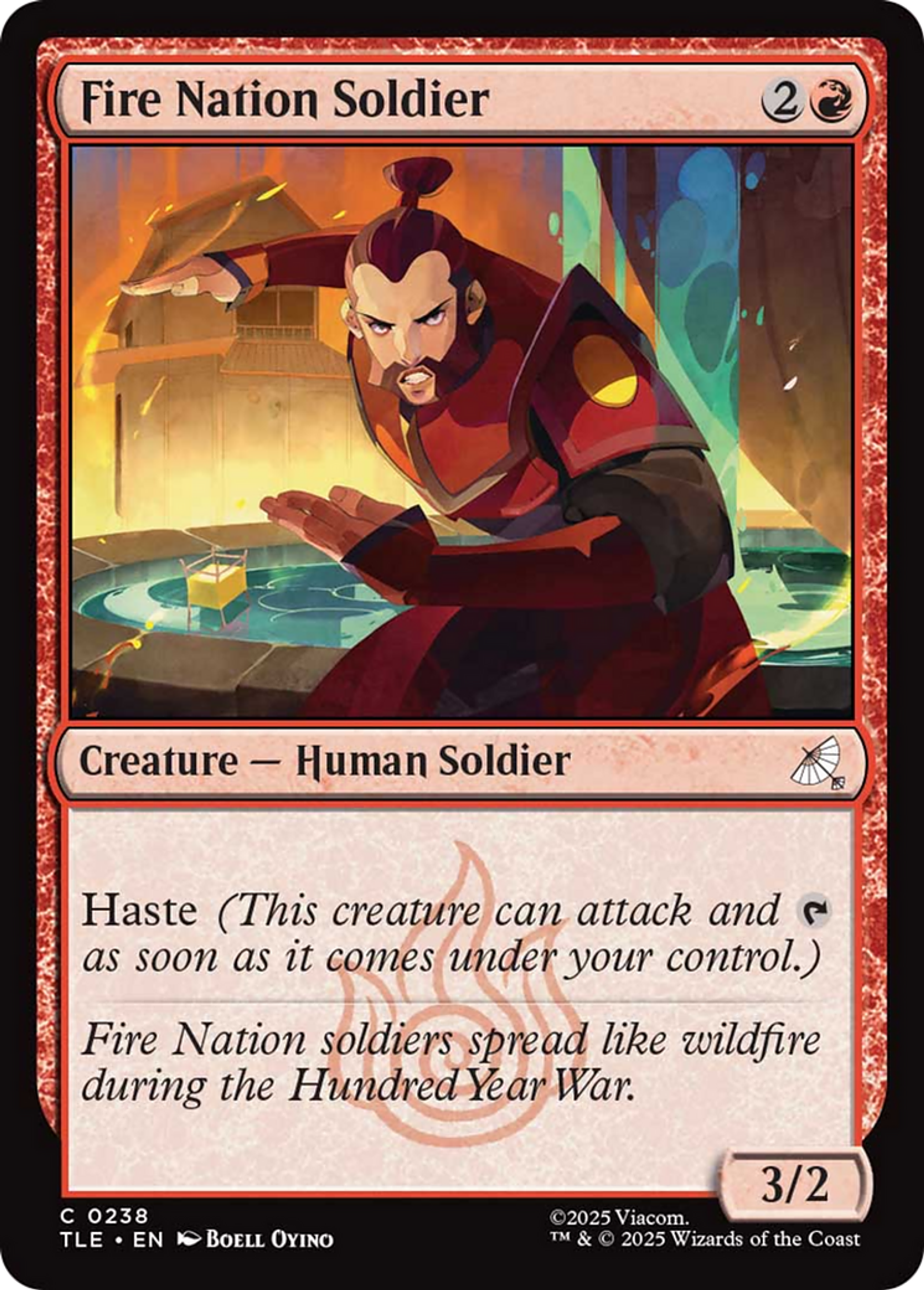 Fire Nation Soldier — Avatar: The Last Airbender Eternal — Magic: The Gathering