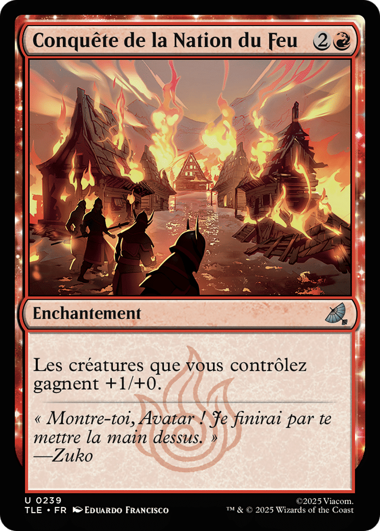 Conquête de la Nation du Feu from Avatar: The Last Airbender Eternal - Magic: The Gathering