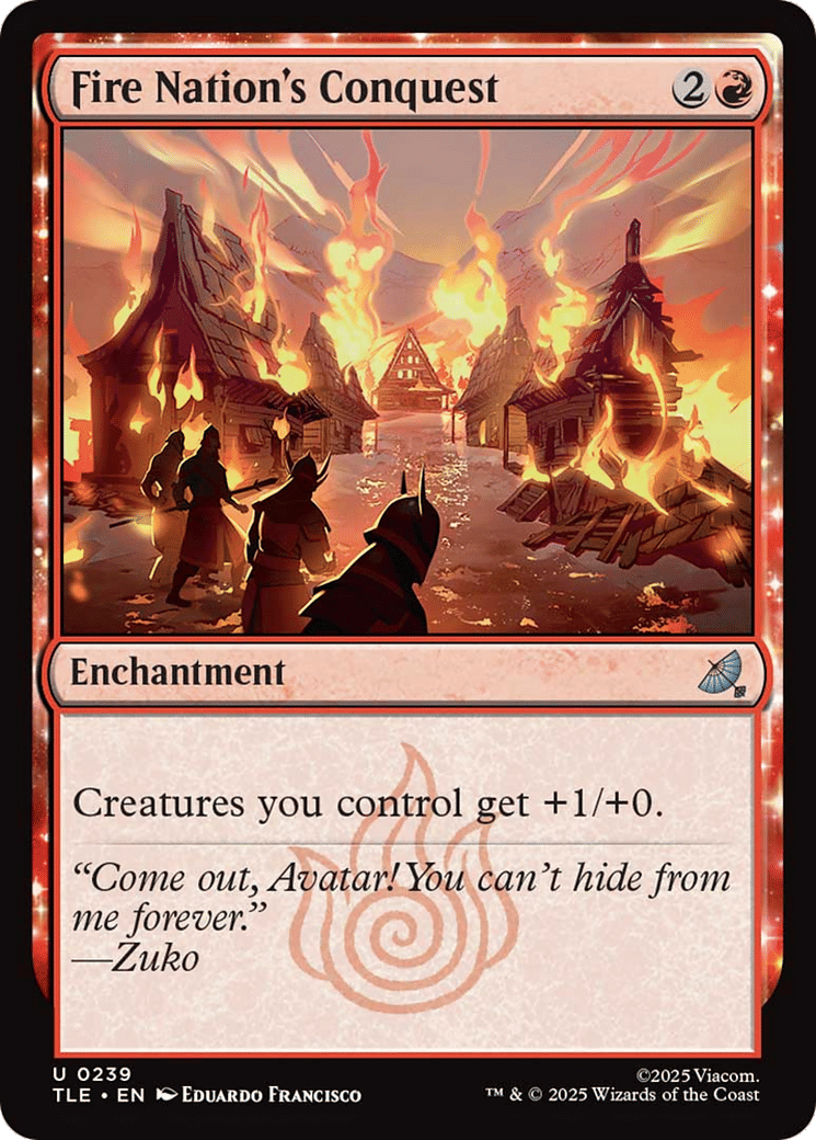 Fire Nation's Conquest from Avatar: The Last Airbender Eternal - Magic: The Gathering