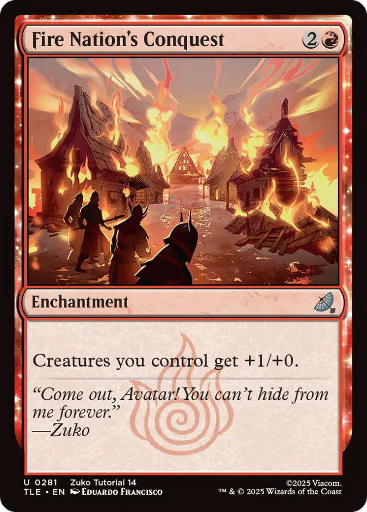 Conquête de la Nation du Feu from Avatar: The Last Airbender Eternal - Magic: The Gathering