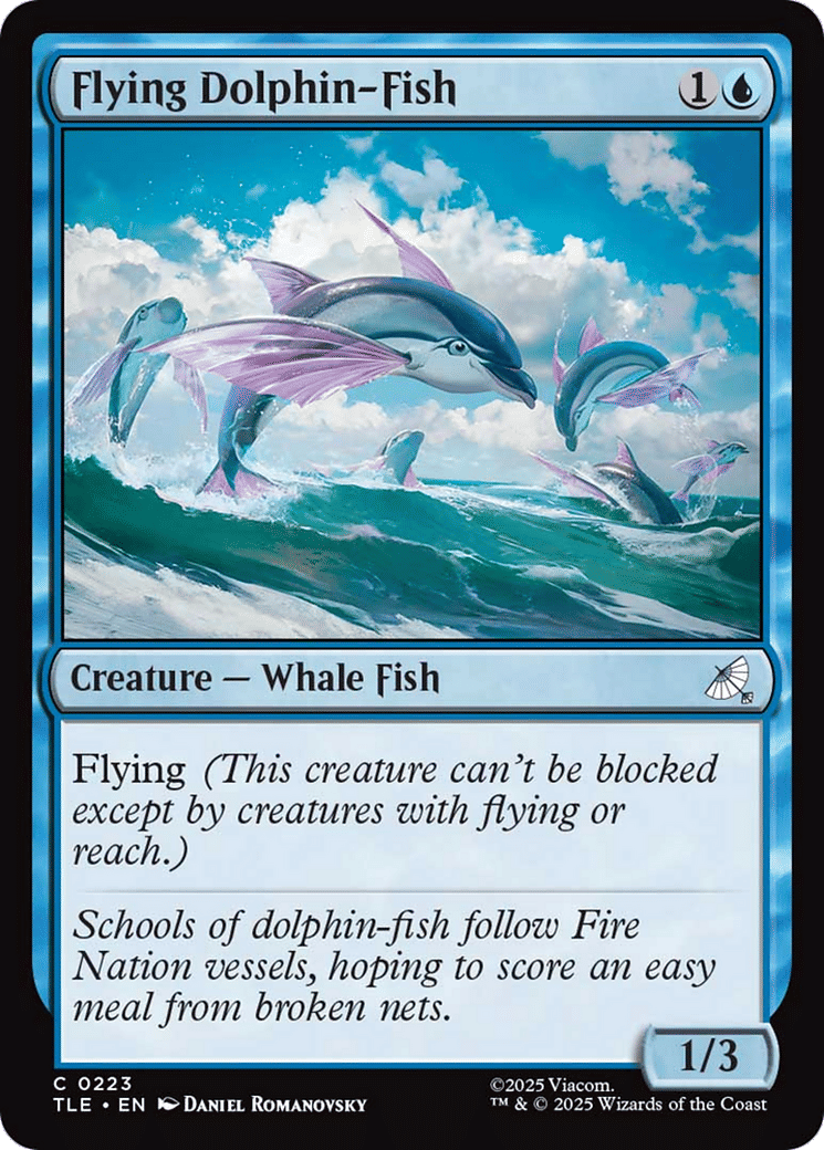 Flying Dolphin-Fish — Avatar: The Last Airbender Eternal — Magic: The Gathering