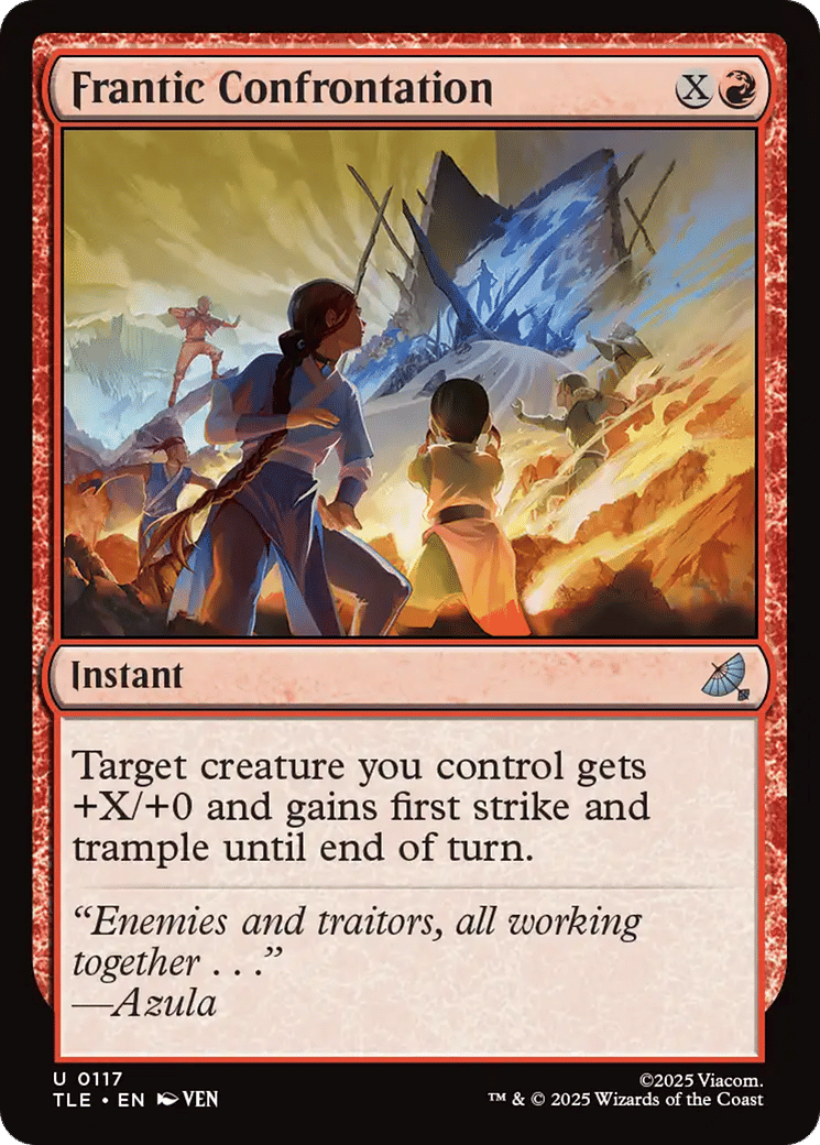 Frantic Confrontation — Avatar: The Last Airbender Eternal — Magic: The Gathering