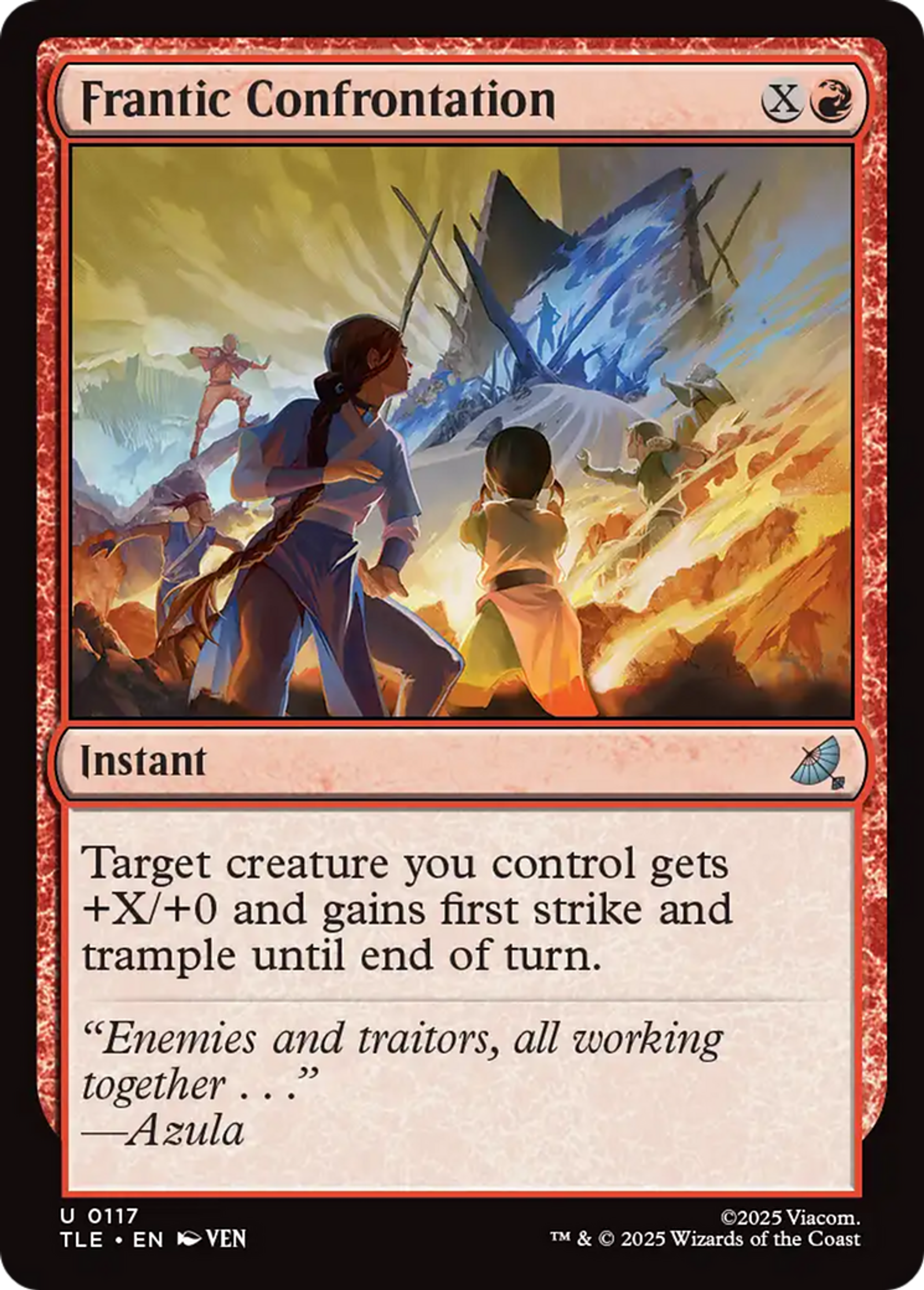 Frantic Confrontation — Avatar: The Last Airbender Eternal — Magic: The Gathering