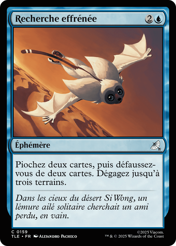 Recherche effrénée — Avatar: The Last Airbender Eternal — Magic: The Gathering